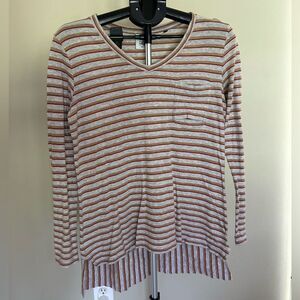 CAbi Striped Skipper Long Sleeve Tee Shirt